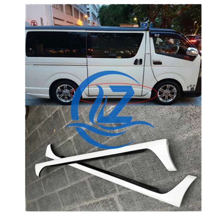 Totoyota Hiace Bus 15 Seaters ESSEX III Side Skirt Kit Glass Fiber Hiace 05-18 Side Lip